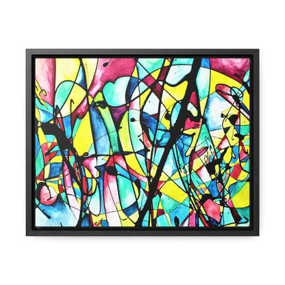 Alien Lady Gallery Canvas Wraps, Horizontal Frame 14″ x 11″ Black Premium Gallery Wraps (1.25″)