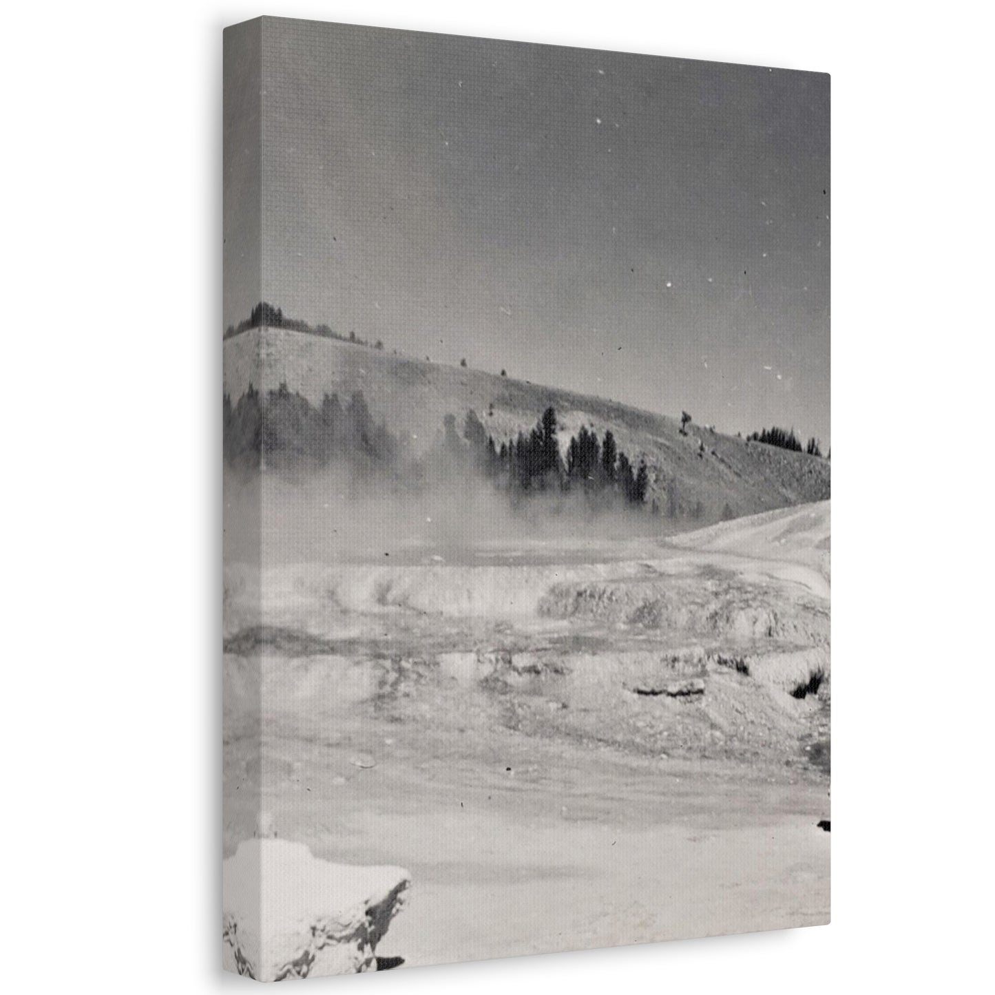 Mammoth Hot Springs Stretched Canvas