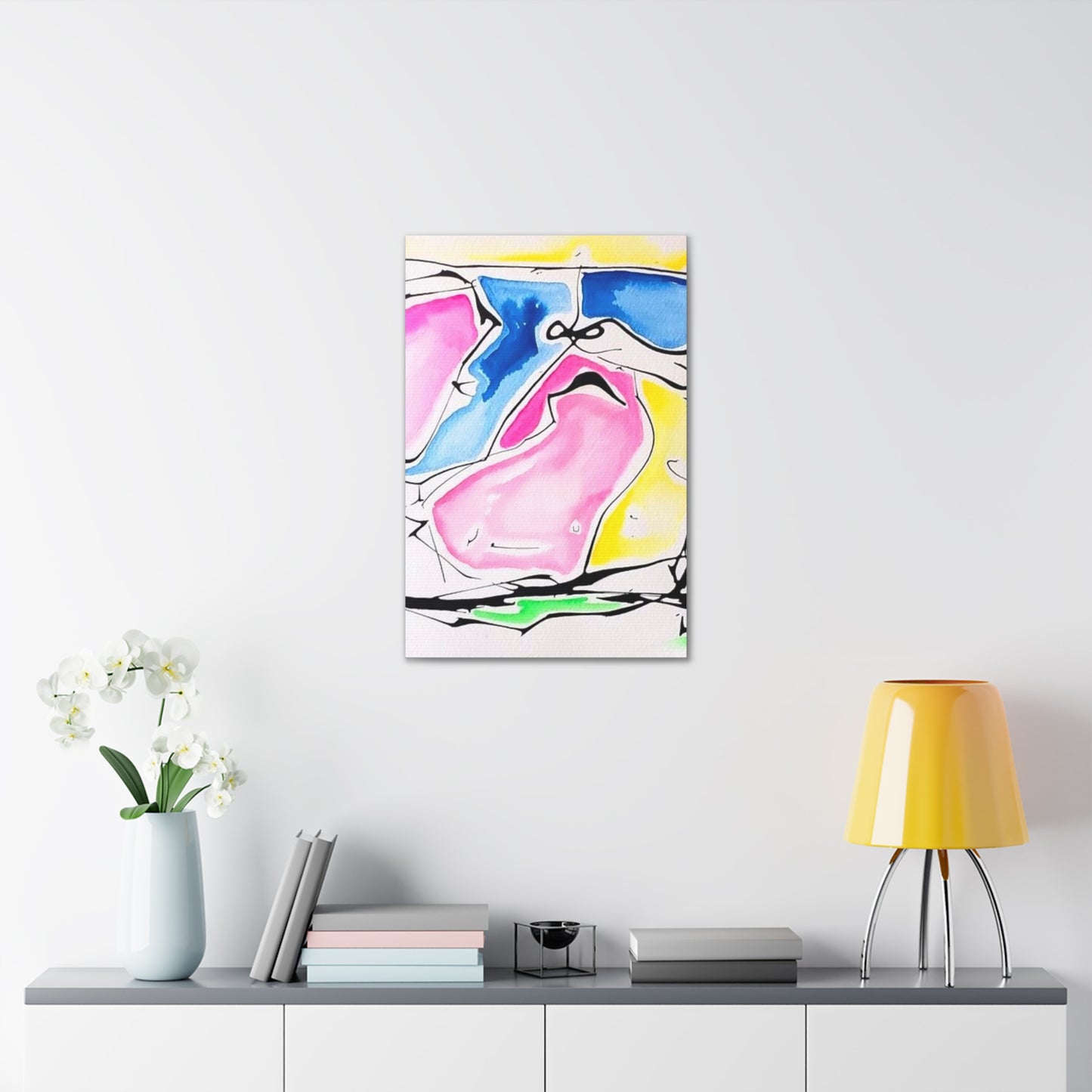 Pink Elephant Canvas Gallery Wraps 20″ x 30″ 1.25"