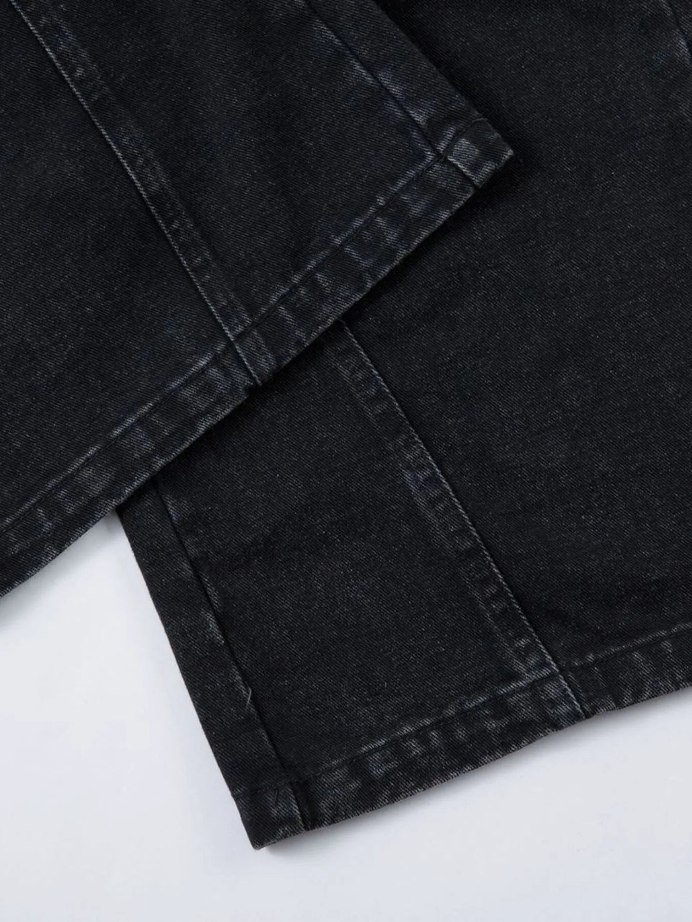 Men's Wide Leg Jeans - -