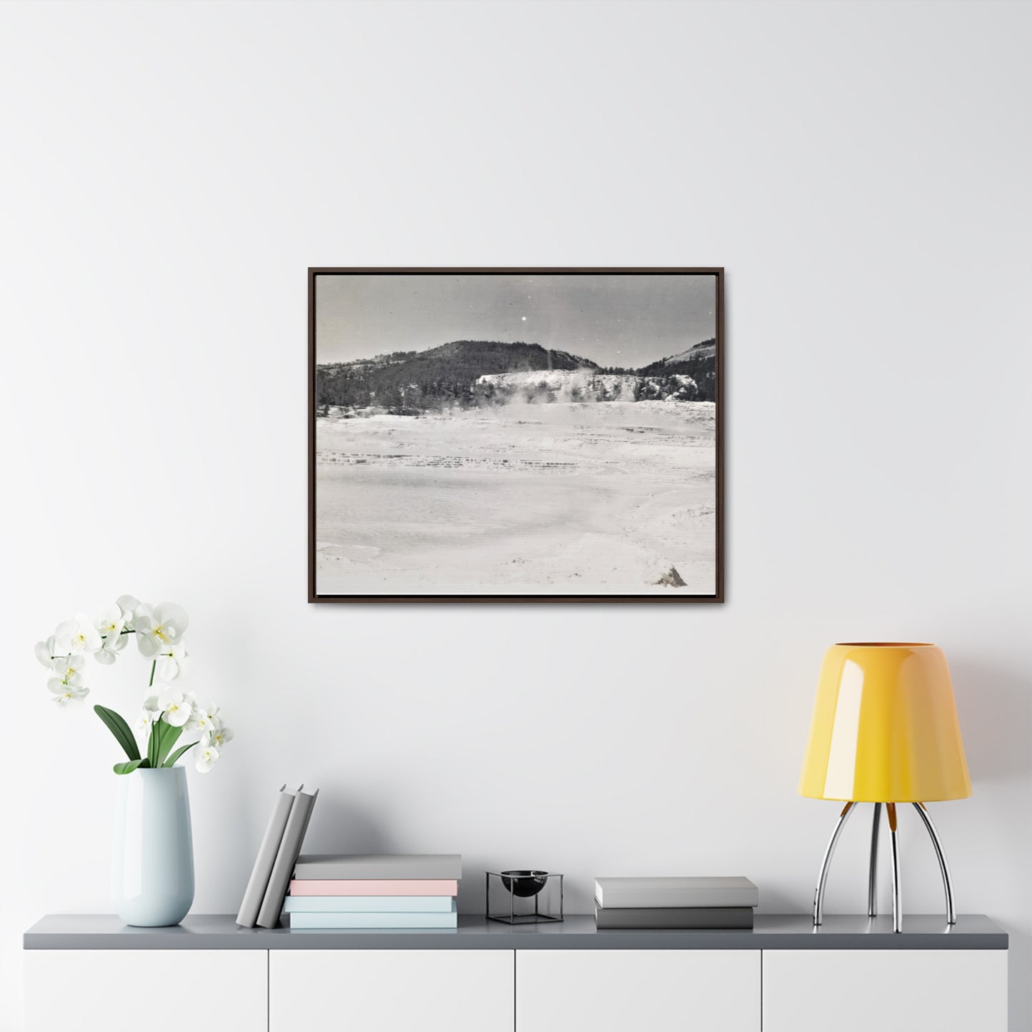 Mammoth Hot Springs Yellowstone Gallery Canvas Wraps, Horizontal Frame