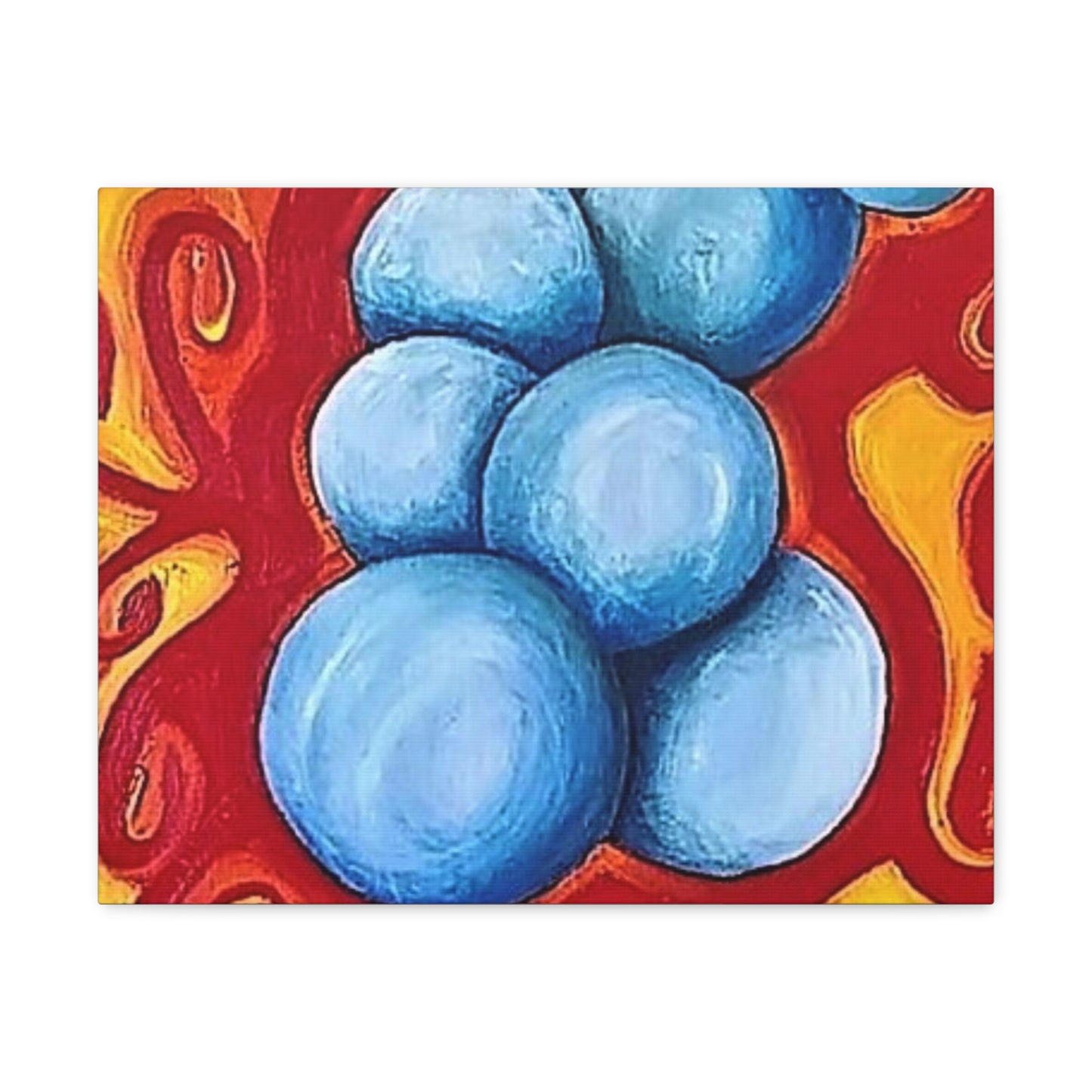 Blue Balls Canvas Gallery Wraps