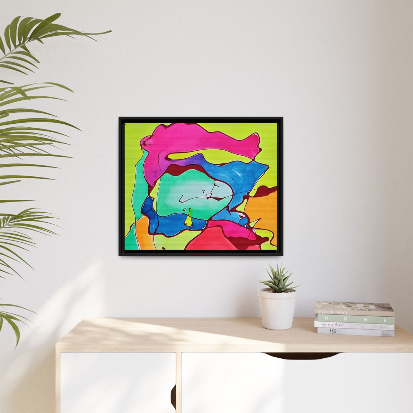 Kool Kid Matte Canvas Framed - Kia Day Design