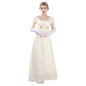 Victorian Puff Sleeve Empire Waist Gown Yellow XL - Yellow X-Large - dress