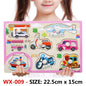 Baby Montessori Wooden Puzzle Board - Kia Day Design