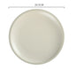 Morandi Ceramic Round Dinner Plates - Beige 10inches - plates