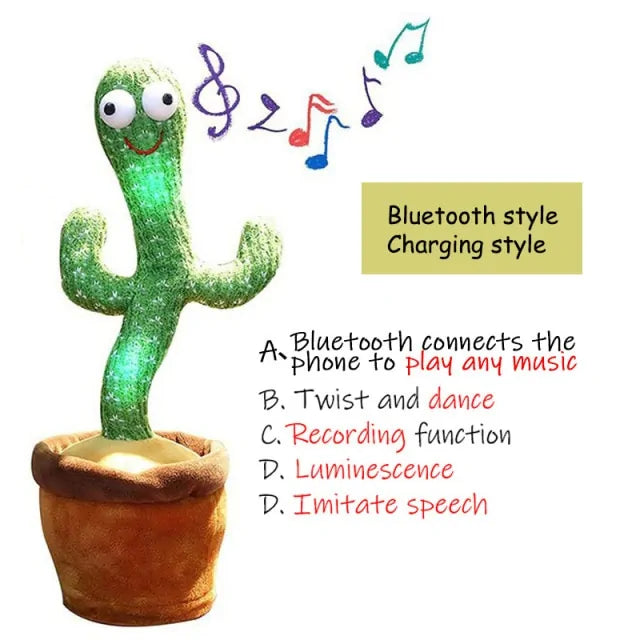 Musical Dancing Cactus Toys - Kia Day Design