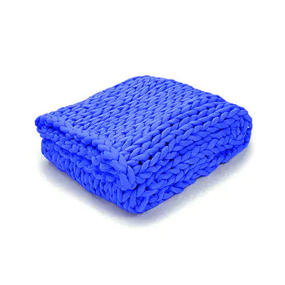 Zen Weighted Knit Blanket Dark Blue 120 * 150 Centimeter