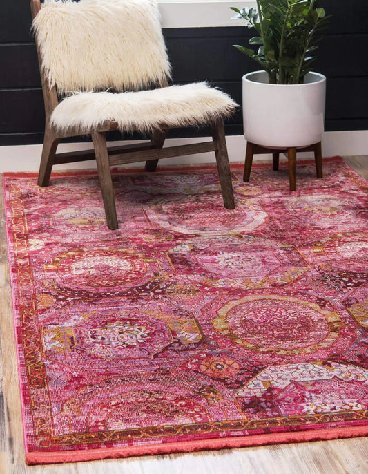 Unique Loom Baracoa Collection Area Rug - Coppelia - Kia Day Design