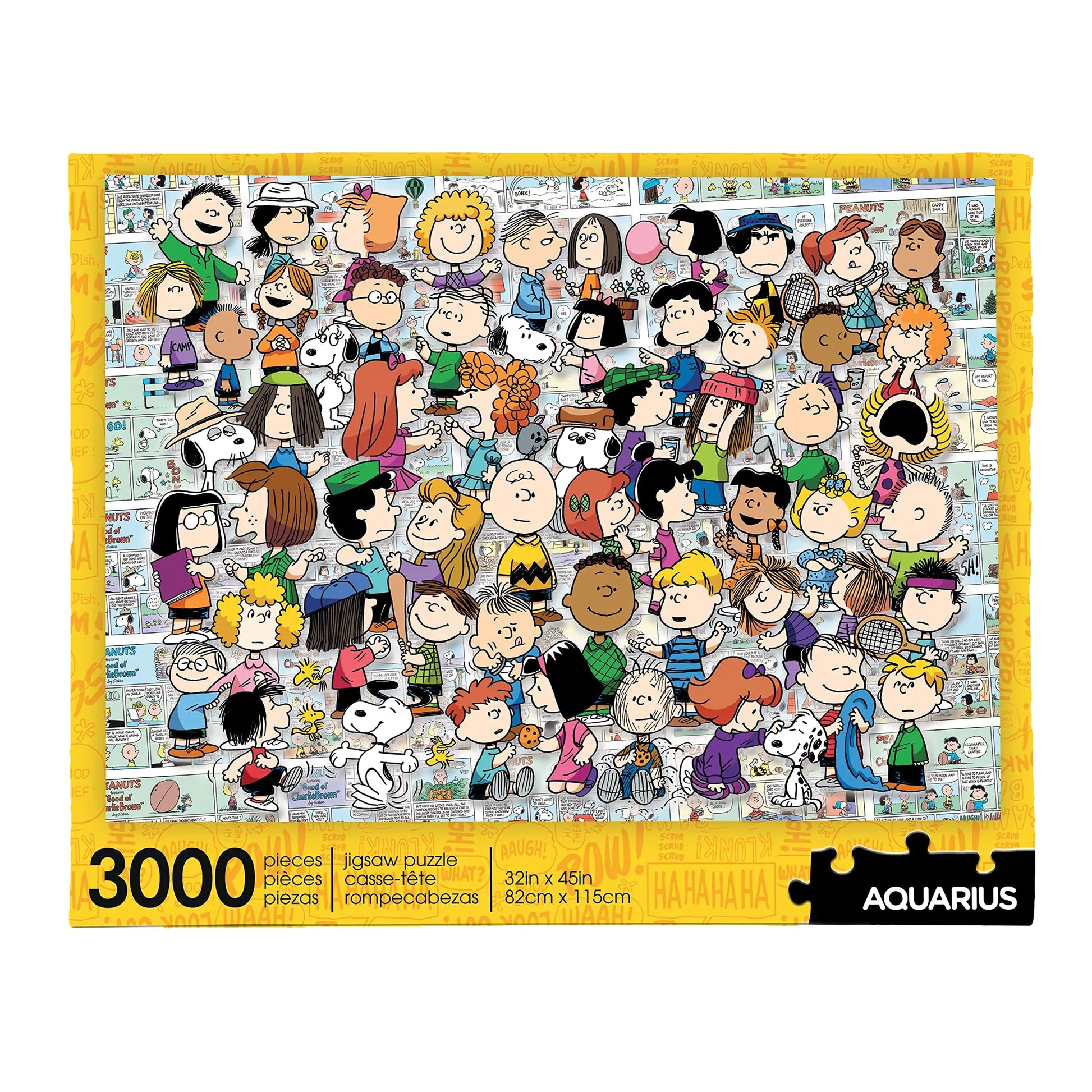 Aquarius Peanuts Cast Puzzle 3000 Piece Jigsaw Puzzle - - puzzle