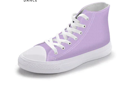 High Top Canvas Sneakers - Kia Day Design