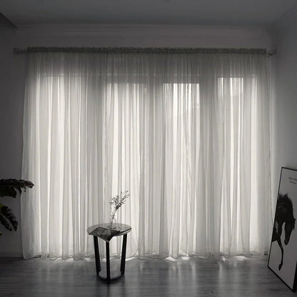 Solid Color Gauze Curtains - Kia Day Design