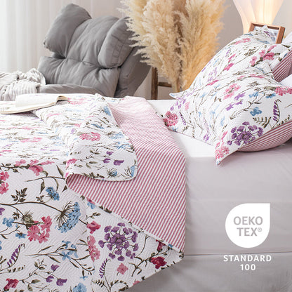 Kasentex Spring Floral Quilt Set- Kasentex- {{Product type}}