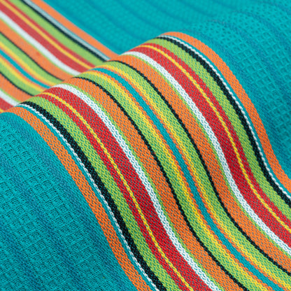 Salsa Stripe Kitchen Towels - -