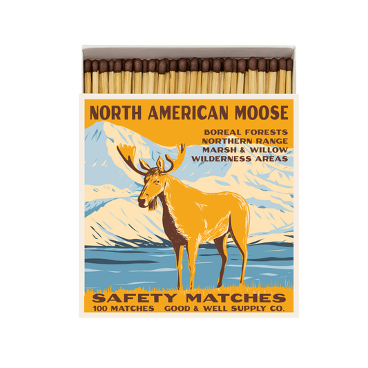 North American Moose Cabin Matches - - matches