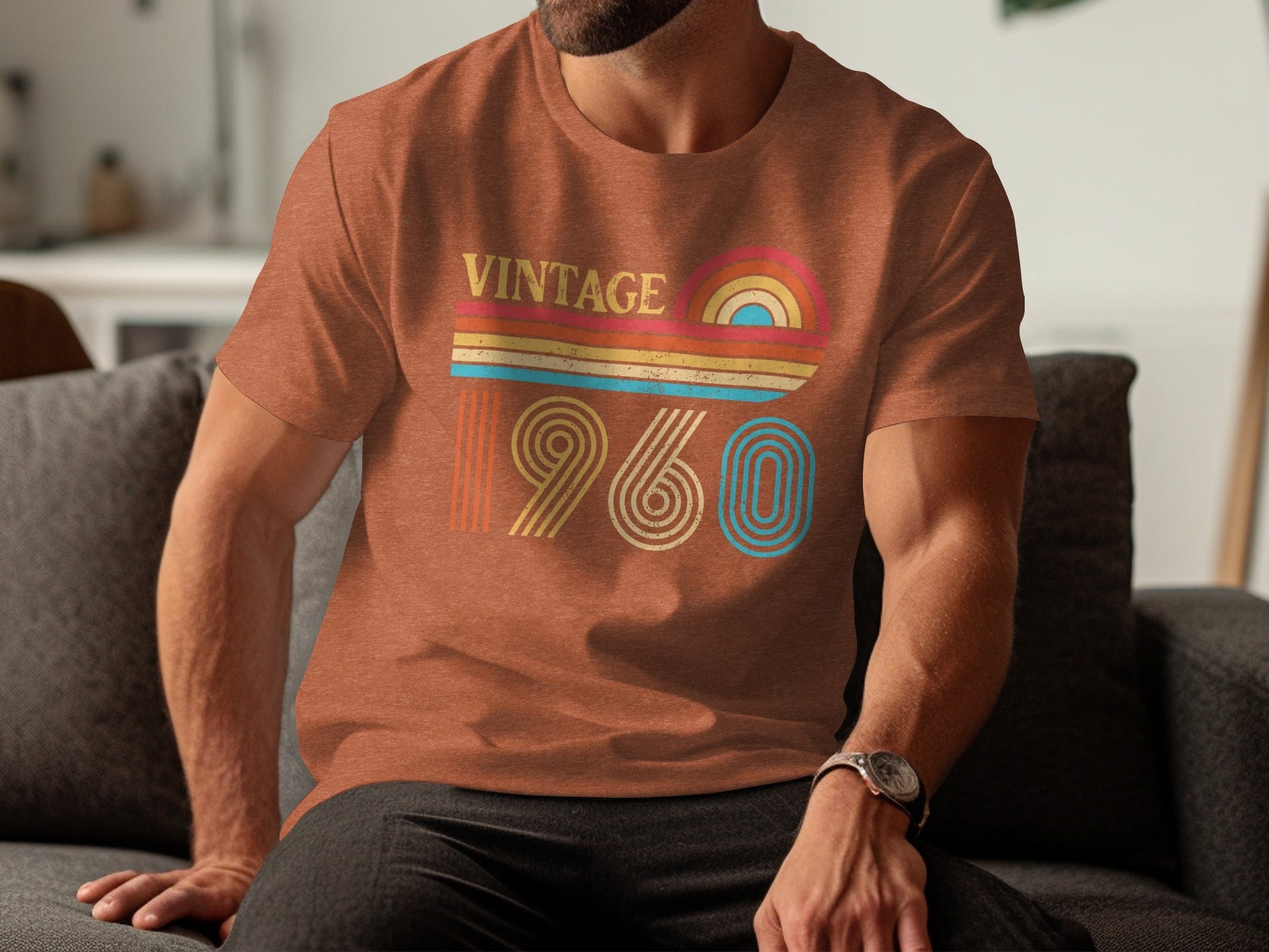Retro Vintage 1960 Graphic Design Cool Style T-Shirt- Cloud 16 Clothing Co.- {{Product type}}