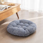 Japanese-Style Cotton Futon Floor Cushion (Round or Square) - Round 2 Style - Floor Cushion
