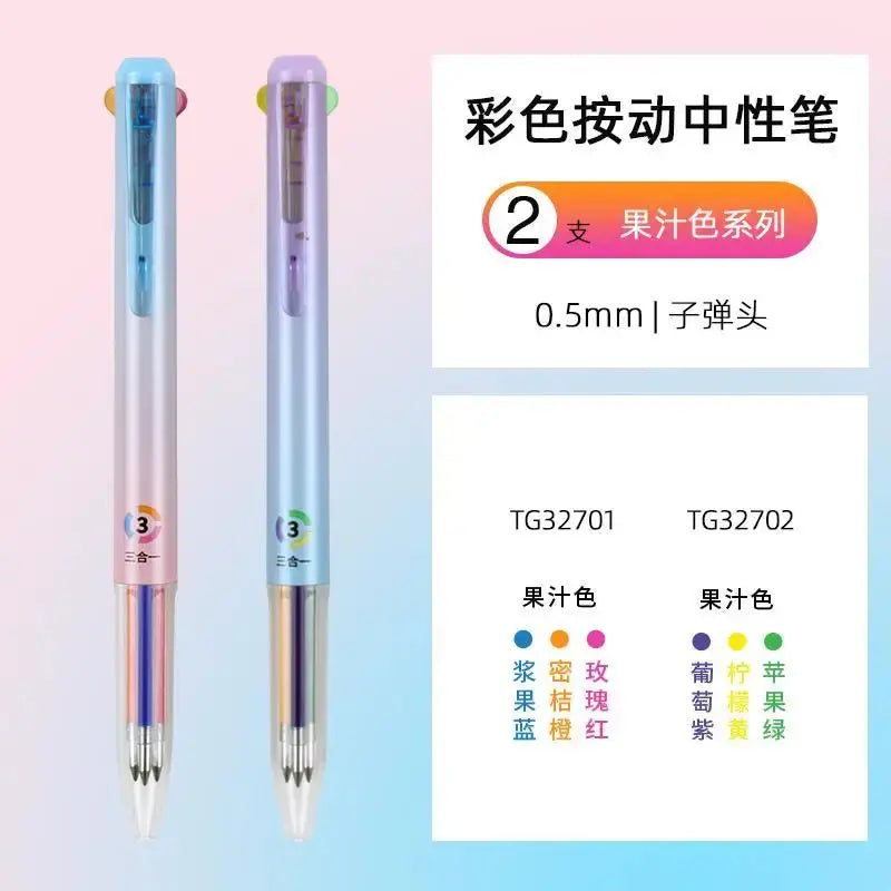 3 in 1 Multicolor Pen Juice 2pcs