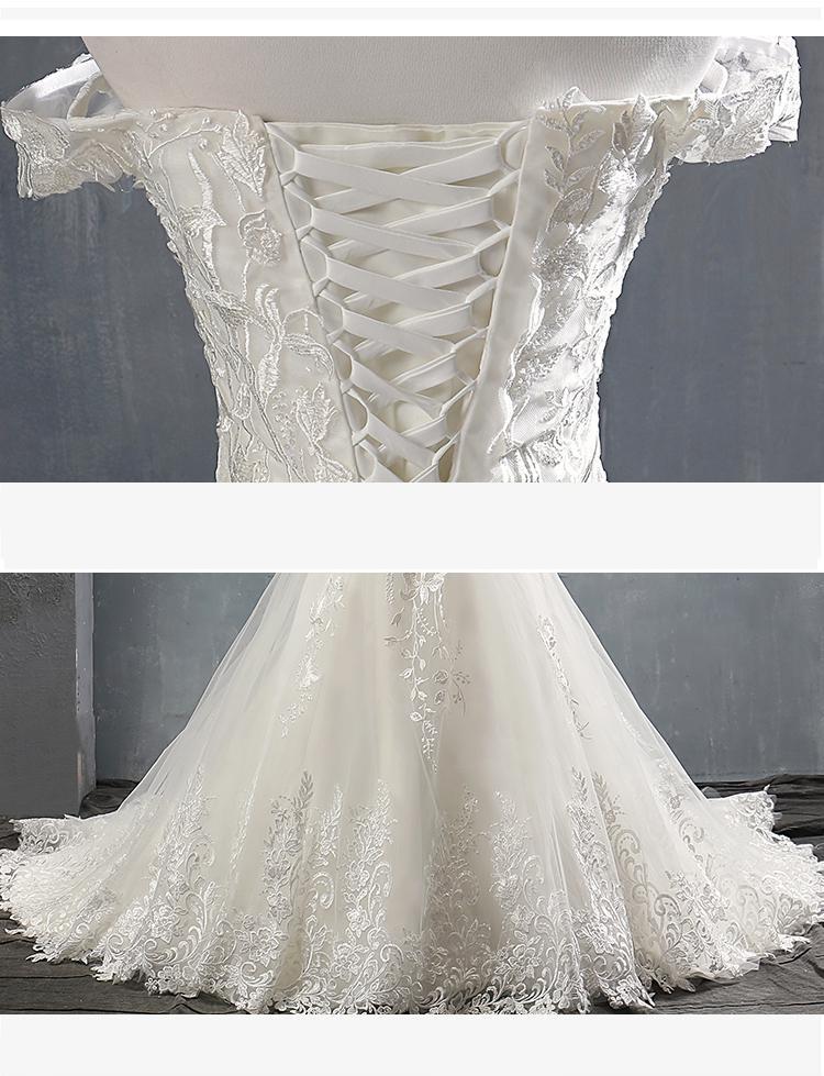 Elegant Mermaid Lace Bridal Gown - - dress
