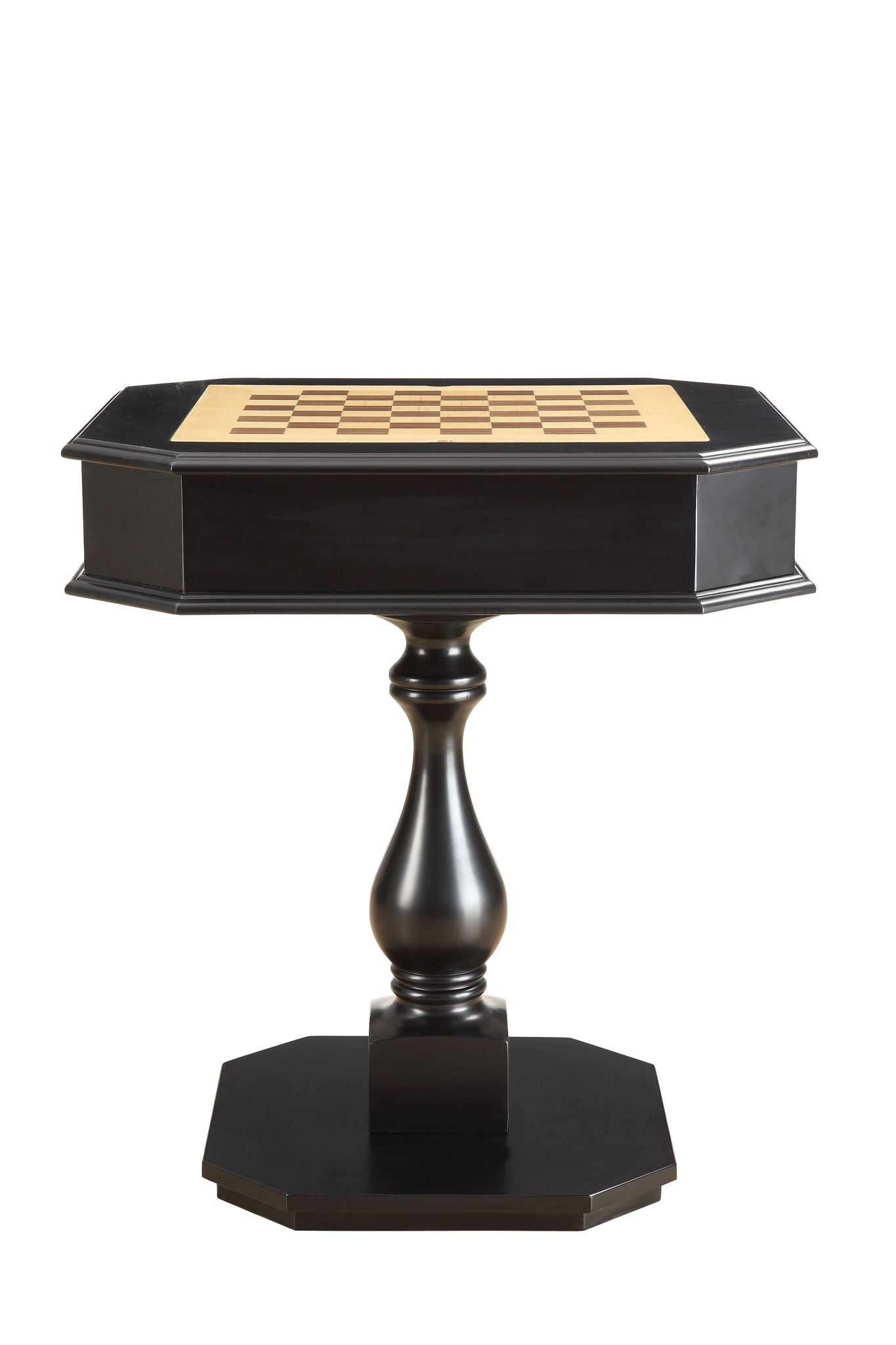 Bishop - Reversible Chess Checker Game Table With Game Tray (Chess Figures Not Included) - - Gaming Tables