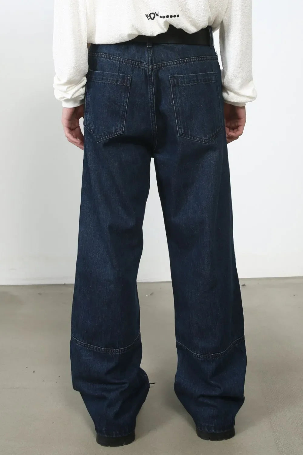 Men's Distressed Jeans with Pockets - -