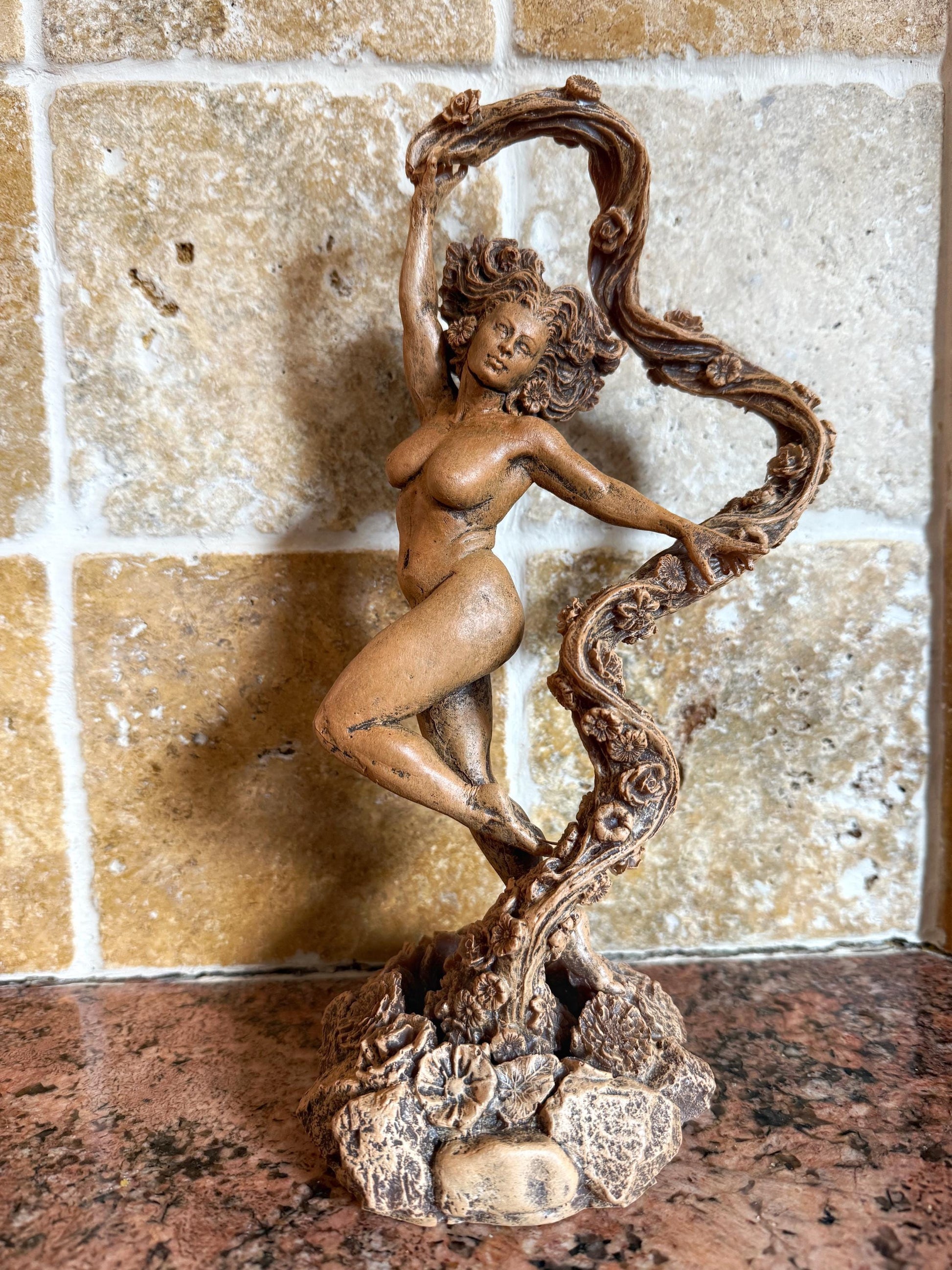 Gaia Statue: Goddess of the Earth | Mythological Gods Figurine | Myths and Legends Statue |Statue for Nature and Fantasy Art Lover Decor - -