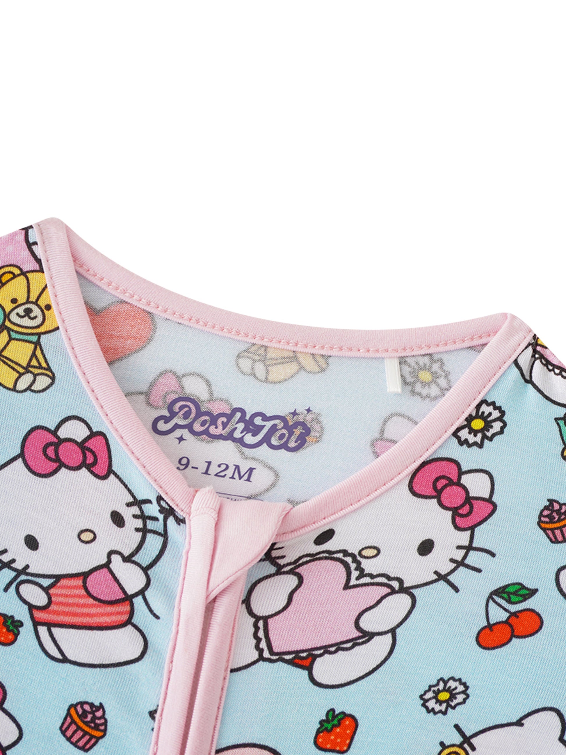 PoshTOT Sanrio Love Hello Kitty Bamboo Baby Convertible Zippy Romper - - Zippy Romper