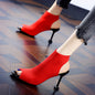 Fairy Style Stiletto High Heels - Red 39 -