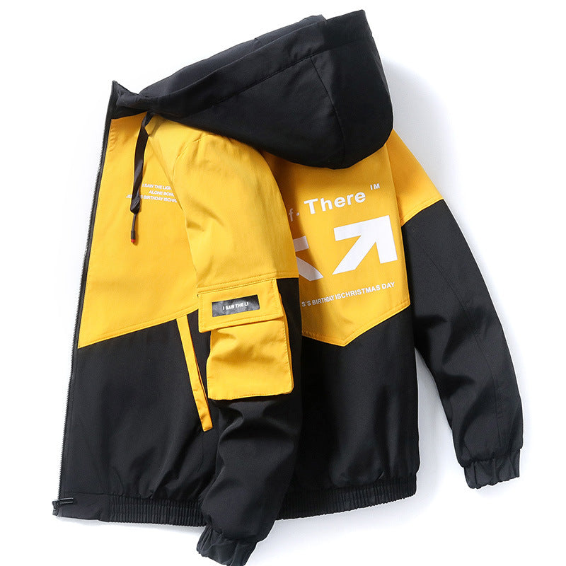 Mens Lightweight Seasonal Jacket - Yellow XXL - jacket