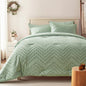 Sage Serenity 7-Piece Full Comforter Set - 03 - Sage Green Full - comforter