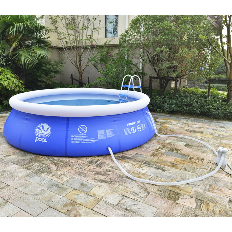 Extra Large Inflatable Pool for Kids and Adults - - pool