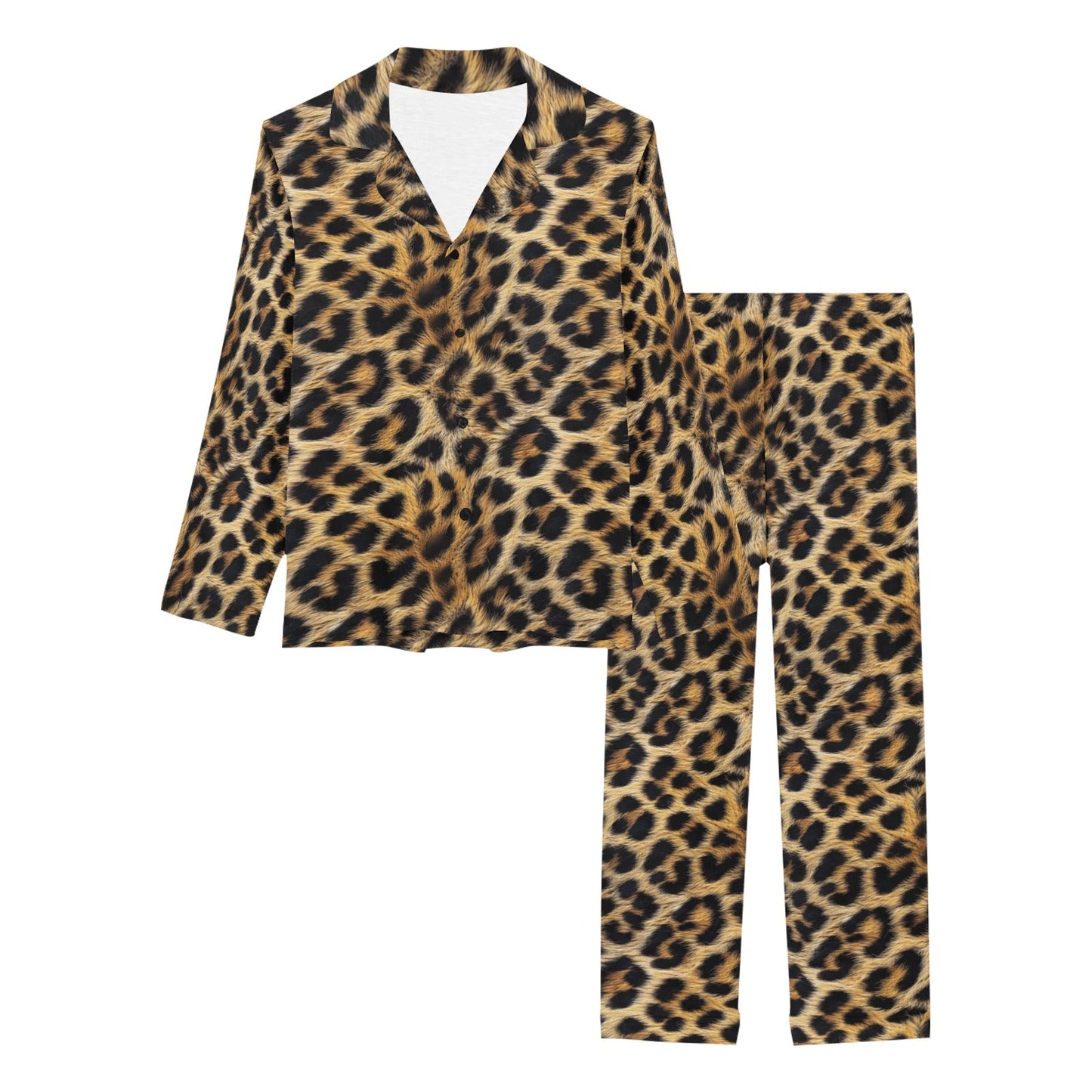 Baha Ranch Retro Pop Western Leopard Pajamas Set - - Pajamas Set's