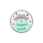 Cartoon Jewelry Alien Spaceship Brooch Accessory - D - pins