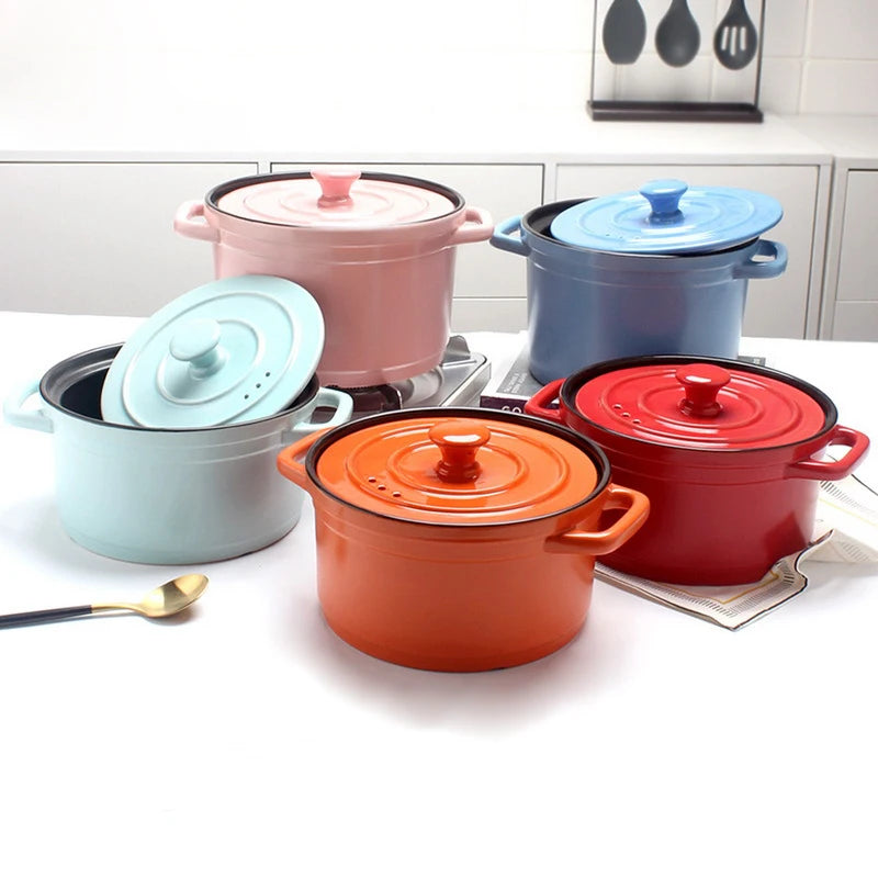 Classic Durable Colorful Ceramics Enamel Casserole Pot Dutch Oven