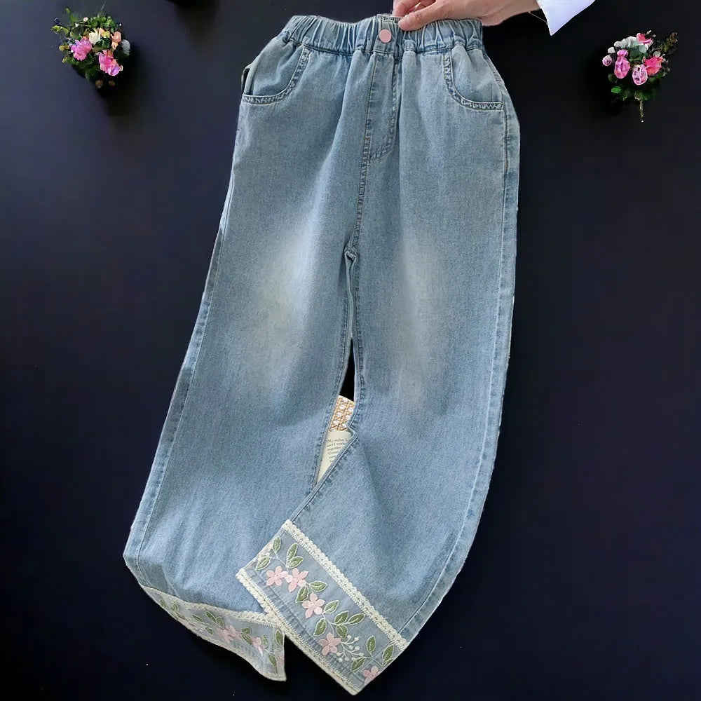 Elastic Waist Jeans