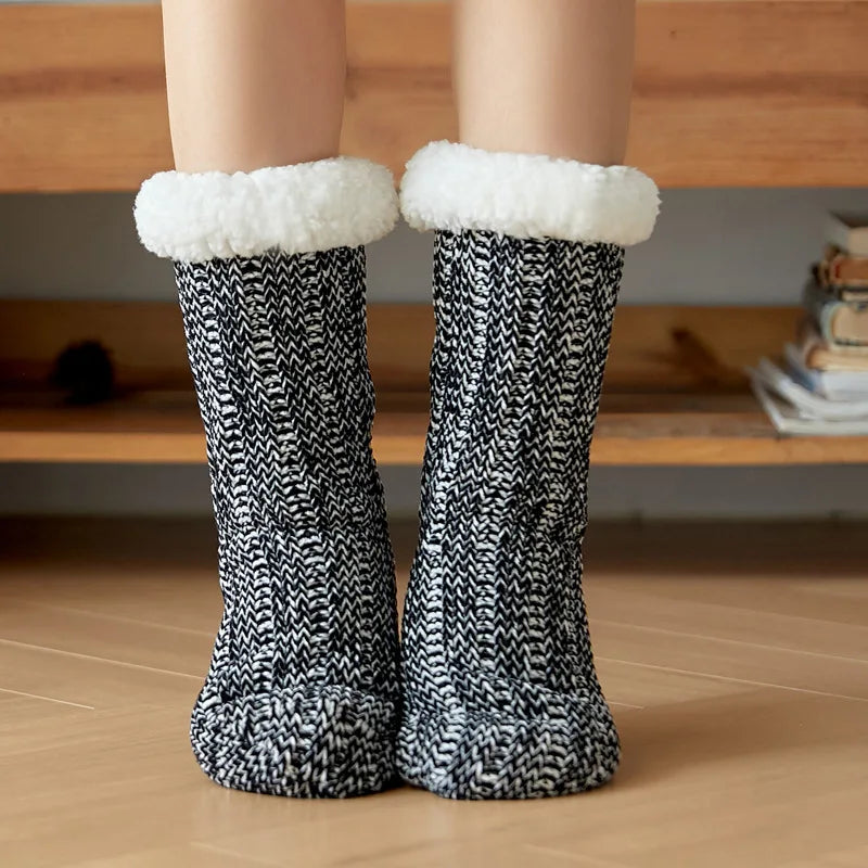 Warm Cozy Fuzzy Fluffy Cozy Socks Non Slip Floor Socks Thick Thermal Socks