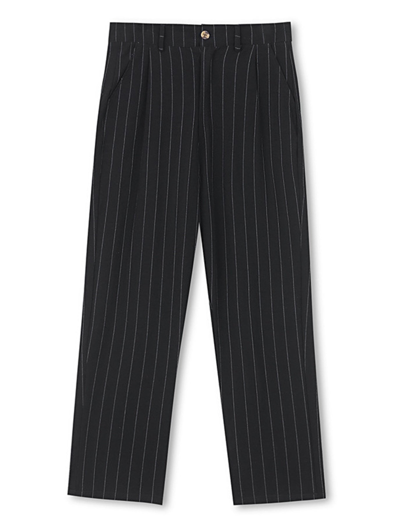 Men's Full Size Striped Wide Leg Pant Plus Size - -