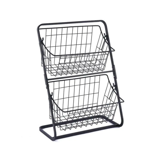 Stainless Steel Multilayer Spice and Fruit Rack - Kia Day Design