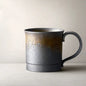 Black Vintage Handmade Ceramic Coffee Mug - Kia Day Design