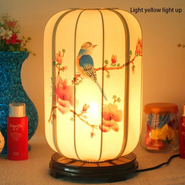 Stylish Hand-Painted Desk Lamp