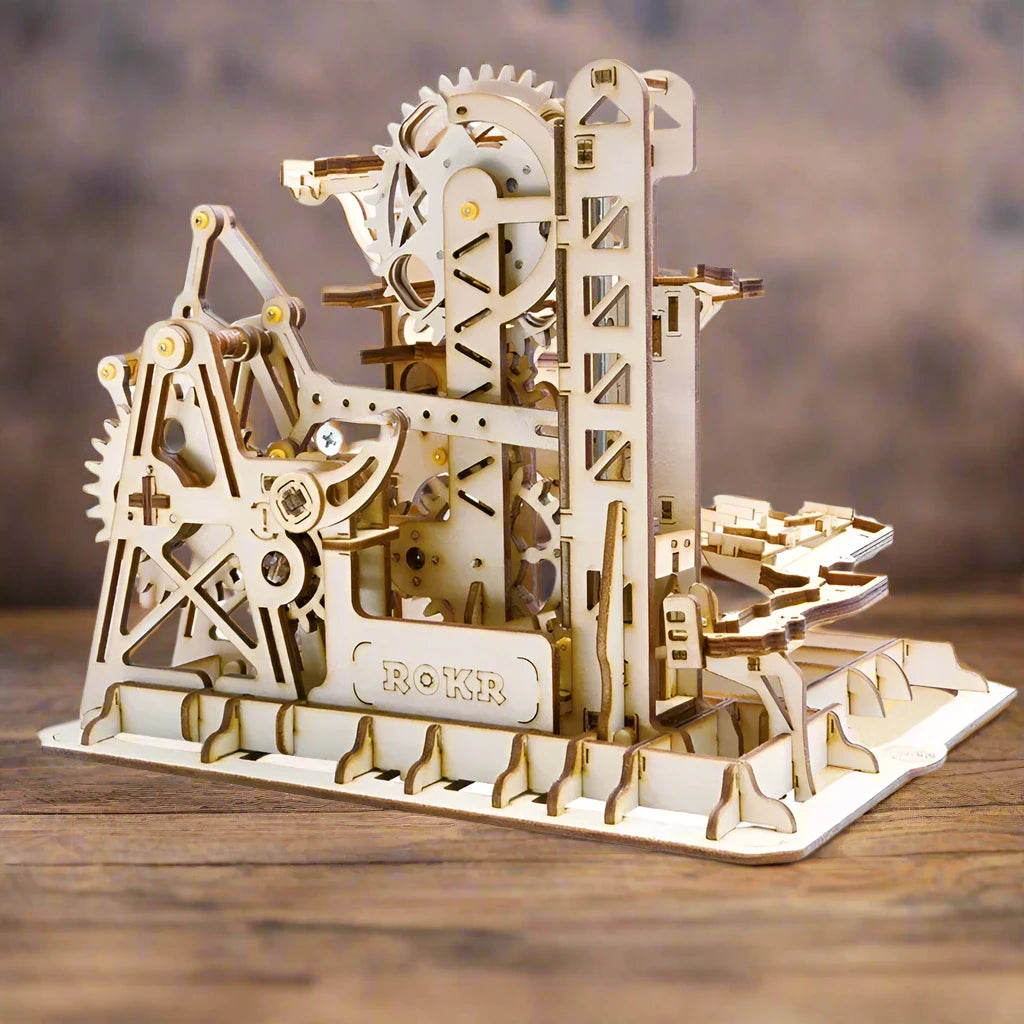 Marble Run DIY Wooden Waterwheel