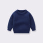 Knitted Sweater Baby Outerwear Dark blue 4-5Yrs 120cm