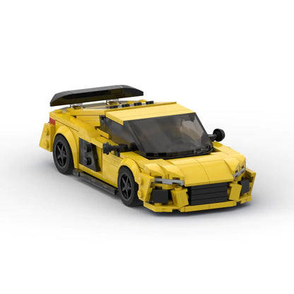 Supercar R8 Racer Brick Car Toys Kia Day Design