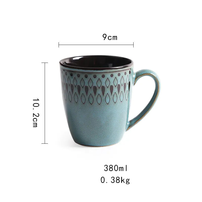 Retro Ceramic Tableware Set - - dinner set
