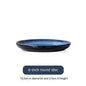 Blue Gradient Ceramic Plate - Kia Day Design