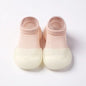 First Walker Kids Soft Rubber Sole Baby Shoe light pink white 18-24 Months-18 Months12 Months