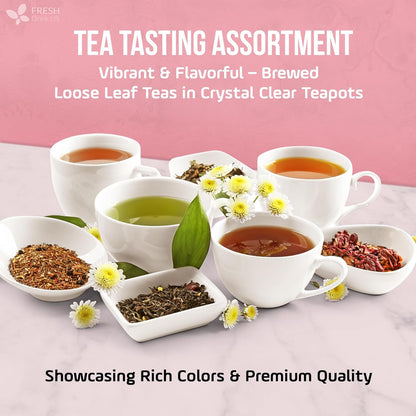 Premium 90 Tea Bags Sampler Assortment, 9 Different Flavors - -