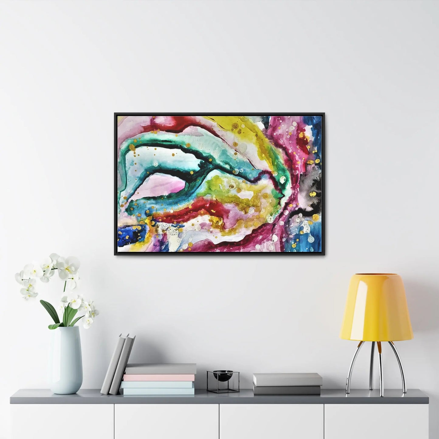 Cosmic Face Gallery Canvas Wraps, Horizontal Frame