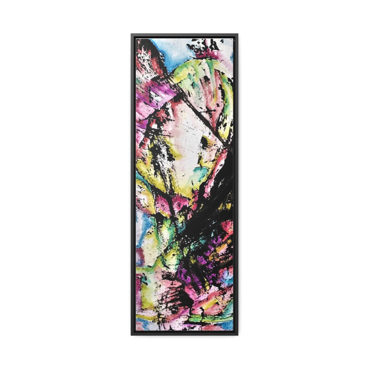 Kitty In Space Gallery Canvas Wraps, Vertical Frame 12″ x 36″ Premium Gallery Wraps (1.25″)