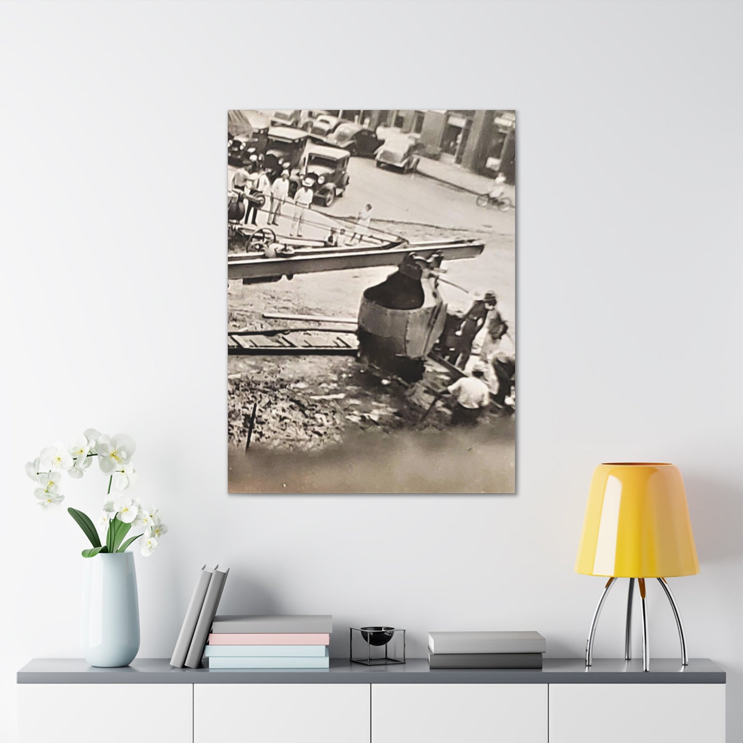 Concrete Worker Canvas Gallery Wraps